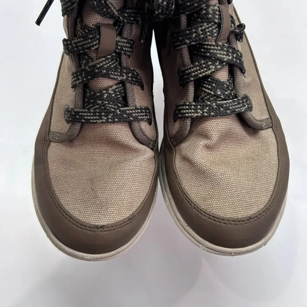Sorel Explorer 1964 Boot 7.5 Beige Brown Green Camo Lace Up Ankle Bootie Winter